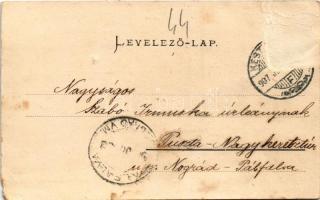 1907 Balaton-tava, Kivonuló halászok. Mérei Ignác kiadása 212. 1905. (Rb)