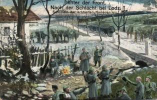 After the battle in Lodz litho