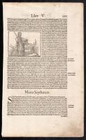 1560 "De illustribus Scythiae mulieribus, quas Amazones uocant.", az elülső lapon szkíta ü...