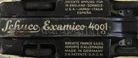 Schuco Examico 4001 felhúzós lemezjáték autó, 1936-1940 körül. Cabrio kivitelű, világos vajszínű old...