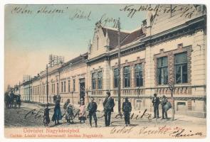 1906 Nagykároly, Carei; Kölcsei utca. Csókás László kiadása / street (fl)