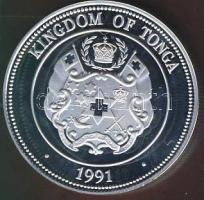 Tonga 1991. 1P Ag "Veszélyeztetett állatvilág-madarak" T:PP