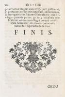 [Miller, Johann Ferdinand (1716-1766)]: Miller, Joannes Ferdinandus: Epitome vicissitudinum et rerum...