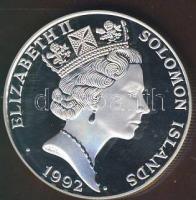 Salamon szigetek 1992. 10$ Ag "Olimpia-boksz" T:PP