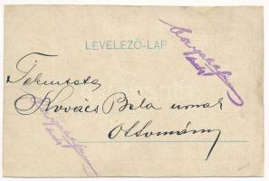 Érmihályfalva, Valea lui Mihai; Kereskedelmi és Iparbank R.-T., M. kir. postahivatal. Halász J. fény...