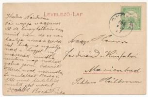 1908 Gyorok, Ghioroc; Nádasdy tér, piac árusokkal, templom, városi vasút, kisvasút. W.L. 3087-95. / ...