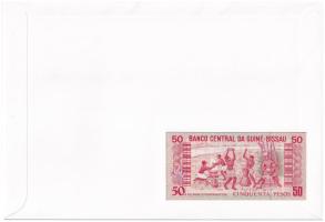 Nyugat-Afrikai Államok / Guiné-Bissau 1990. 500Fr felbélyegzett borítékban, bélyegzéssel T:UNC West ...
