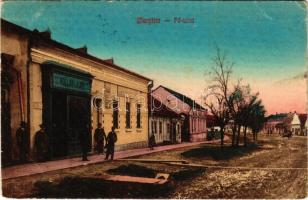 Margitta, Marghita; Fő utca, Pollák Lajos üzlete és saját kiadása / main street, publisher's shop (EB)