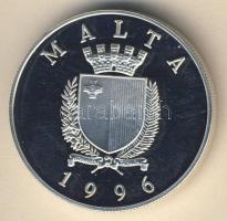 Málta 1996. 5L Ag "Olimpia-vízilabda" T:PP Csak 35.000db!