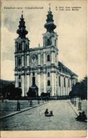 1917 Erzsébetváros, Dumbraveni, Elisabetopol; Örmény katolikus templom. Loydl testvérek kiadása / R. kath. Arm. Kirche / Armenian Catholic church (EK)