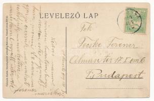 1909 Akasztó, Római katolikus templom és iskola, Keresztény fogyasztási szövetkezet üzlete, üzlet be...