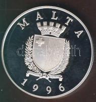 Málta 1996. 5L Ag "Olimpia-vízilabda" T:PP Csak 35.000db!
