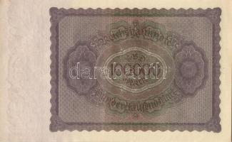 Német Birodalom / Weimari Köztársaság 1923. 100.000M (3x) egymás utáni sorszámokkal T:II