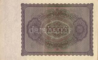 Német Birodalom / Weimari Köztársaság 1923. 100.000M (3x) egymás utáni sorszámokkal T:II