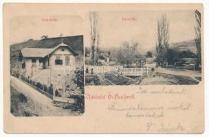 Ópálos, Ó-Pálos, Ópaulis, Paulis (Arad-Hegyalja); Vaja villa, Baraczka / villa, street view (EB)