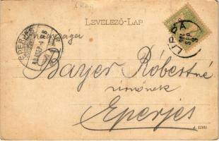 1904 Lippa, Lipova; Görögkeleti ortodox templom. Zeitler Lajos kiadása / Orthodox church (EM)