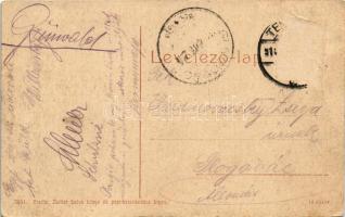 1910 Lippa, Lipova; Maros folyó vashídja. W.L. (?) 3041. Zeitler Lajos kiadása / Eisenbrücke über Ma...