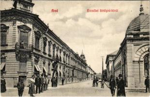 1912 Arad, Erzsébet királyné körút / street view (Rb)
