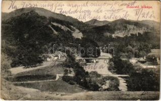 1917 Gurahonc, Honctő, Gurahont; látkép, híd / general view, bridge (Rb)