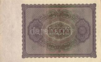 Német Birodalom / Weimari Köztársaság 1923. 100.000M (4x) egymás utáni sorszámokkal T:II