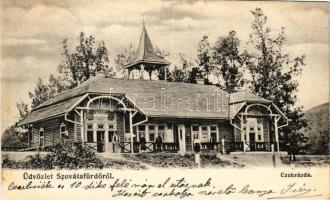 1907 Szováta, Sovata; Cukrászda. Hönig Bernát kiadása / confectionery (EK)