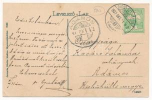 1907 Dicsőszentmárton, Tarnaveni, Diciosanmartin; Erzsébet tér, Löb Izsák üzlete. Jeremiás Sándor ki...