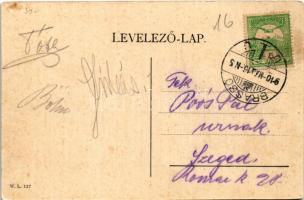 1910 Brassó, Kronstadt, Brasov; Rezső park, szökőkút. W.L. 127. / Rudolfspark mit dem Springbrunnen ...