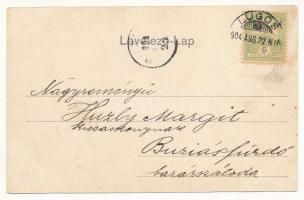1904 Lugos, Lugoj; Posta és távirda hivatal. Auspitz Adolf kiadása / post and telegraph office (EK)