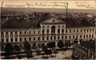 1911 Lugos, Lugoj; Megyeháza. W.L. 155. / county hall (EK)