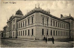 1911 Lugos, Lugoj; Törvényház. Auspitz Adolf kiadása / court (fl)