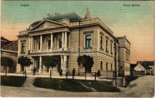 1914 Lugos, Lugoj; Városi színház. Szidon József kiadása / theatre (EK)