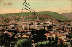 1907 Dés, Dej; látkép. Gálócsi Samu kiadása / general view (r)