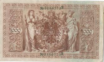 Német Birodalom / Császárság 1910. 1000M (3x) egymás utáni ill. kis ugrású sorszámokkal T:II-/III+