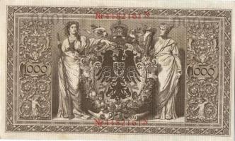 Német Birodalom / Császárság 1910. 1000M (5x) egymás utáni sorszámokkal T:II+