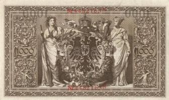 Német Birodalom / Császárság 1910. 1000M (5x) egymás utáni sorszámokkal T:II+