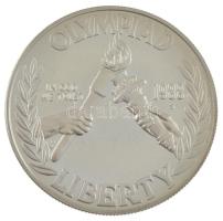 Amerikai Egyesült Államok 1988S 1$ Ag "Szöuli Olimpia 1988" tanúsítvánnyal, dísztokban T:U...