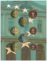 Svédország 2003. 1c-2E (8xklf) próbaveret forgalmi sor karton dísztokban T:UNC
Sweden 2003. 1 Cent ...