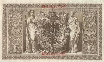 Német Birodalom / Császárság 1910. 1000M (3x) egymás utáni ill. kis ugrású sorszámokkal T:II+