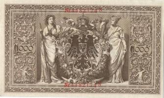 Német Birodalom / Császárság 1910. 1000M (4x) egymás utáni sorszámokkal T:II+