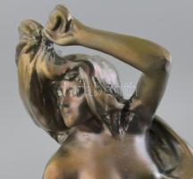 Zsolnay jelzéssel!!!, Garancia nincs!!! Női figura, fajansz, kis lepattanásokkal, kopásokkal. m: 46 ...