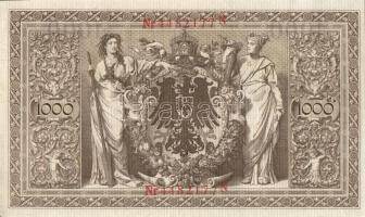 Német Birodalom / Császárság 1910. 1000M (4x) egymás utáni sorszámokkal T:II+