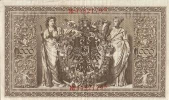 Német Birodalom / Császárság 1910. 1000M (4x) egymás utáni sorszámokkal T:II+