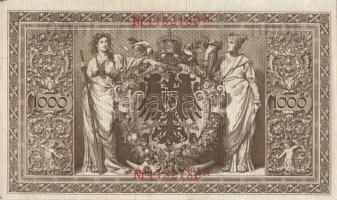 Német Birodalom / Császárság 1910. 1000M (4x) egymás utáni sorszámokkal T:II+