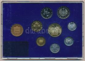 Ausztria 1984. 2gr-20Sch (8xklf) forgalmi sor + Bécsi Verde zseton, eredeti tokban T:PP
Austria 198...