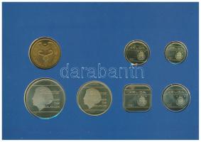 Aruba 1987. 5c - 2 1/2Fl (6xklf) forgalmi sor + "Aruba" zseton szettben, karton dísztokban...