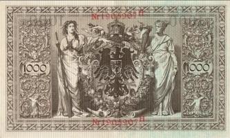 Német Birodalom / Császárság 1910. 1000M (4x) egymás utáni sorszámokkal T:II