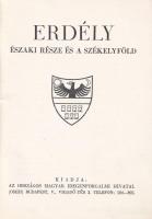 Erdély északi része és a Székelyföld. Bp., é. n., Országos Magyar Idegenforgalmi Hivatal. Gazdagon i...