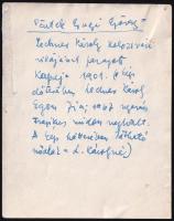 1901 Lechner Károly orvos kolozsvári (Erdély) villájának Péntek Gyugyi György körösfői asztalosmeste...
