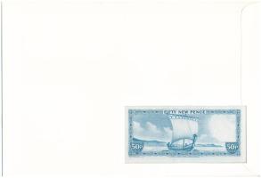 Man-sziget DN (1979) 50p felbélyegzett borítékban, alkalmi bélyegzéssel T:UNC Isle of Man ND (1979) ...