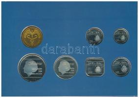 Aruba 1988. 5c - 2 1/2Fl (6xklf) forgalmi sor + "Aruba" zseton szettben, karton és műanyag...